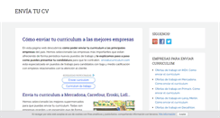 Desktop Screenshot of enviatucurriculum.com